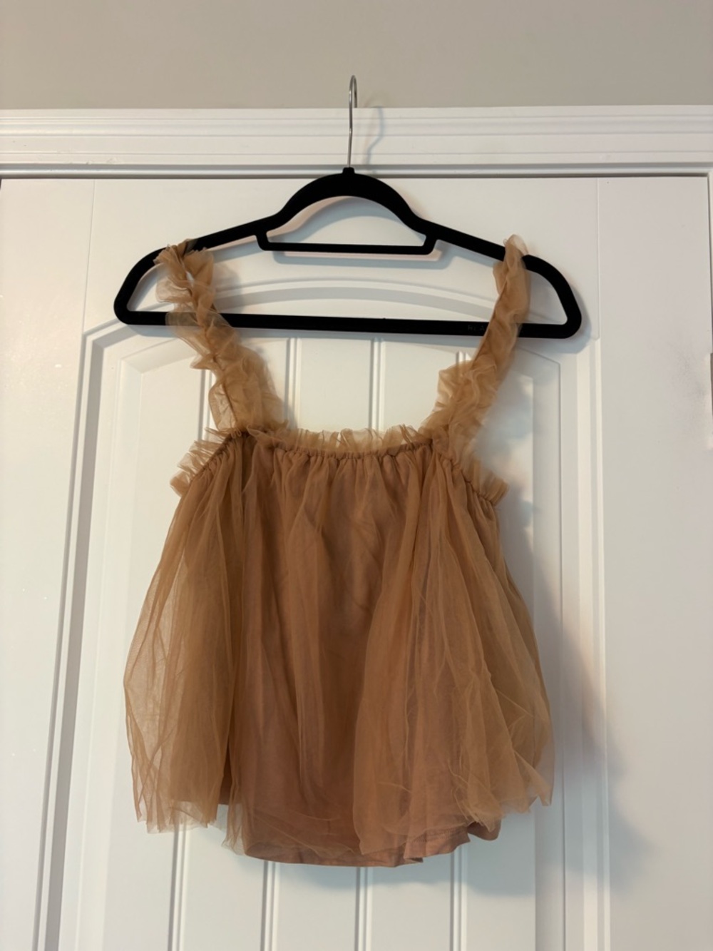 Ruffled Tulle Cami
